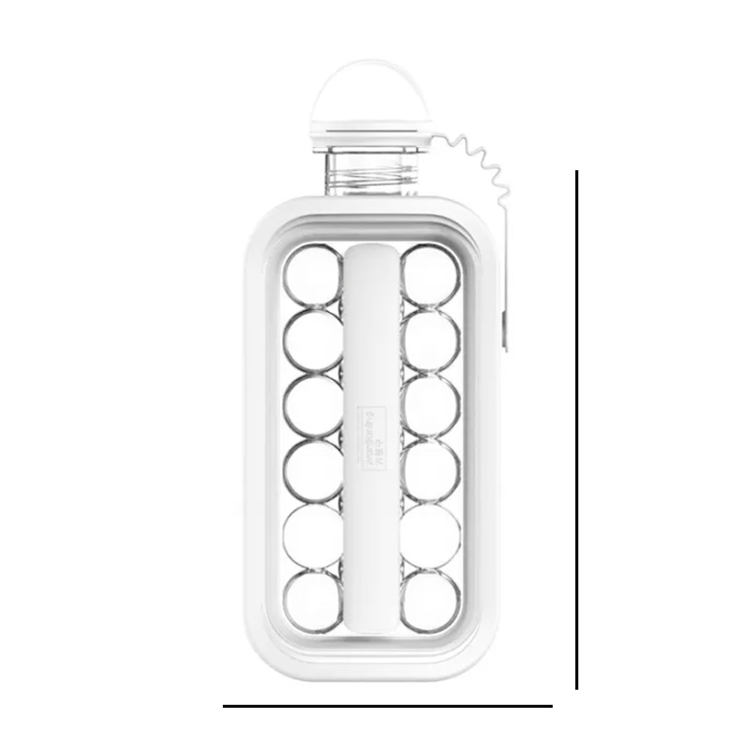 5359 Ice Tray, Foldable Ice Cube Molds with Lid,2-in-1 Ice Box, Ice Cube Speeder, Ice Ball Maker, Ice Cube Making Bottle,14-Ice Balls, For outing camping hiking DeoDap 5359 Ice Tray, Foldable Ice Cube Molds with Lid,2-in-1 Ice Box, Ice Cube Speeder, Ice Ball Maker, Ice Cube Making Bottle,14-Ice Balls, For outing camping hiking DeoDap